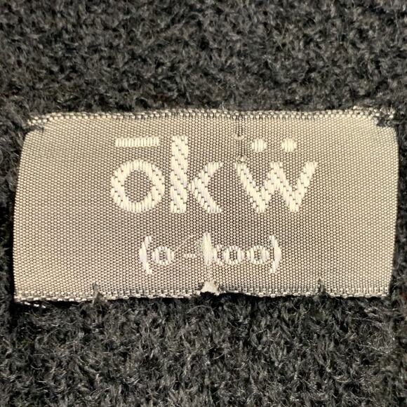 OKW Size S Black Gold Wool Stripe Midi Skirt Suit - Picture 7 of 9